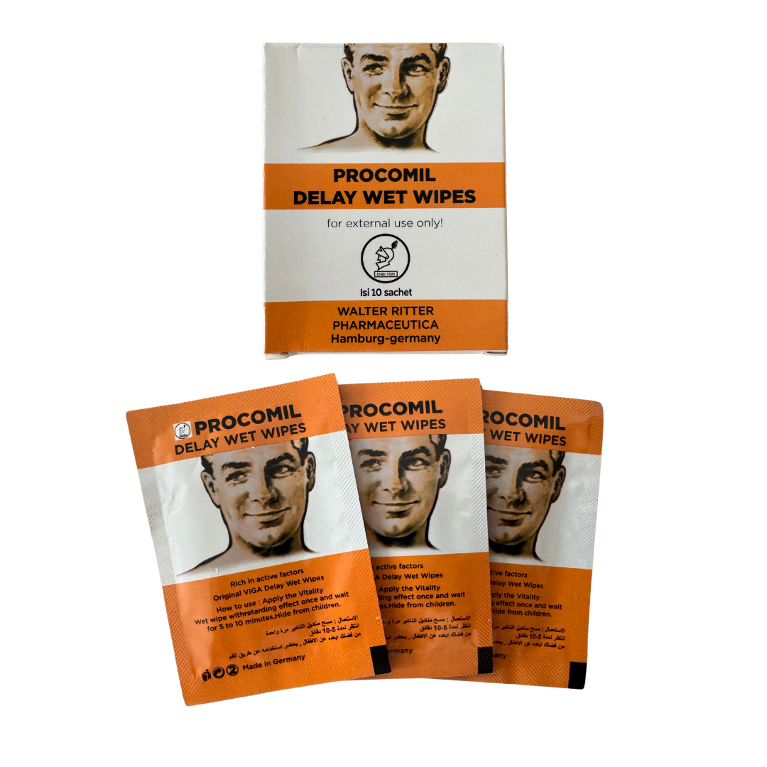 EasyOne Delay Wipes - Box of 6